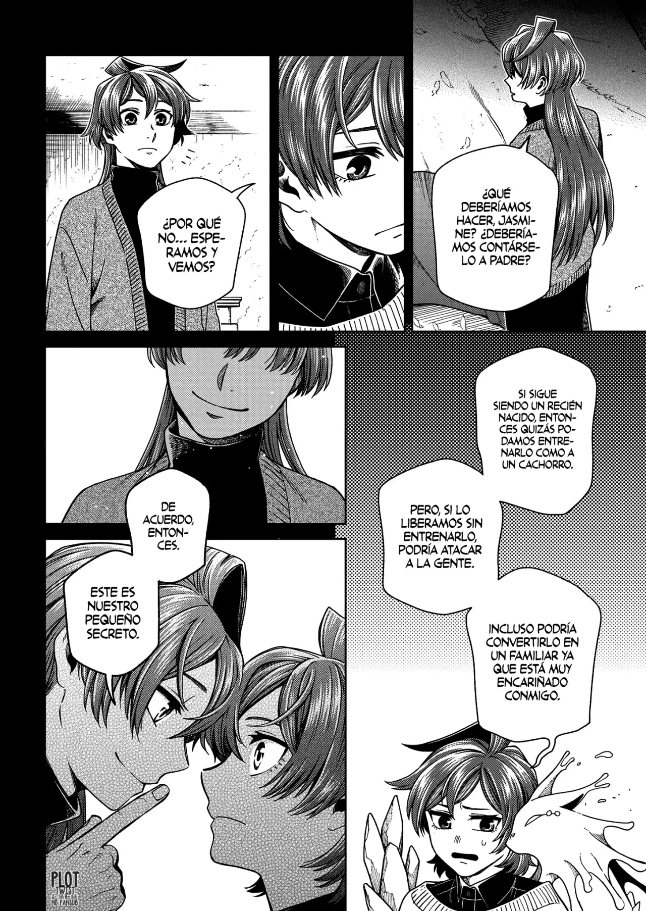 Mahou Tsukai No Yome Capitulo 105: Las pulgas grandes tienen pulgas pequeñas. III página 21