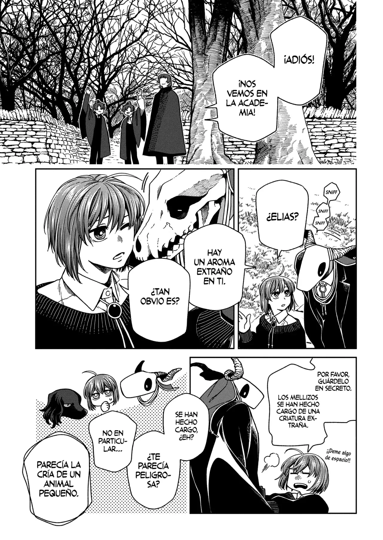 Mahou Tsukai No Yome Capitulo 105: Las pulgas grandes tienen pulgas pequeñas. III página 28