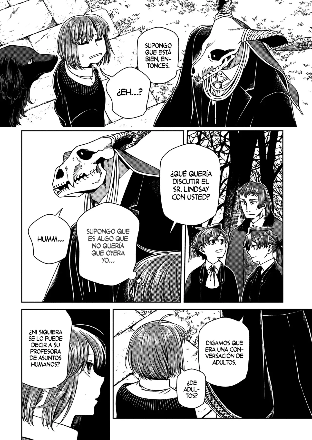 Mahou Tsukai No Yome Capitulo 105: Las pulgas grandes tienen pulgas pequeñas. III página 29