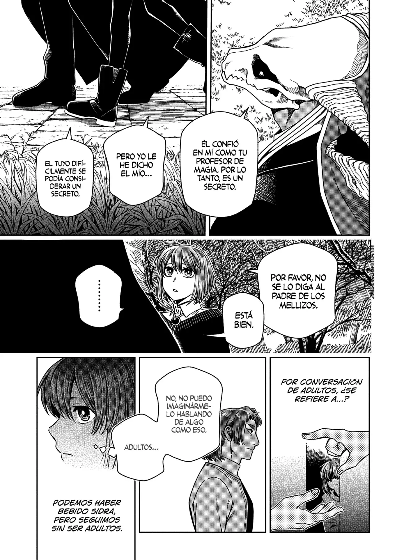 Mahou Tsukai No Yome Capitulo 105: Las pulgas grandes tienen pulgas pequeñas. III página 30