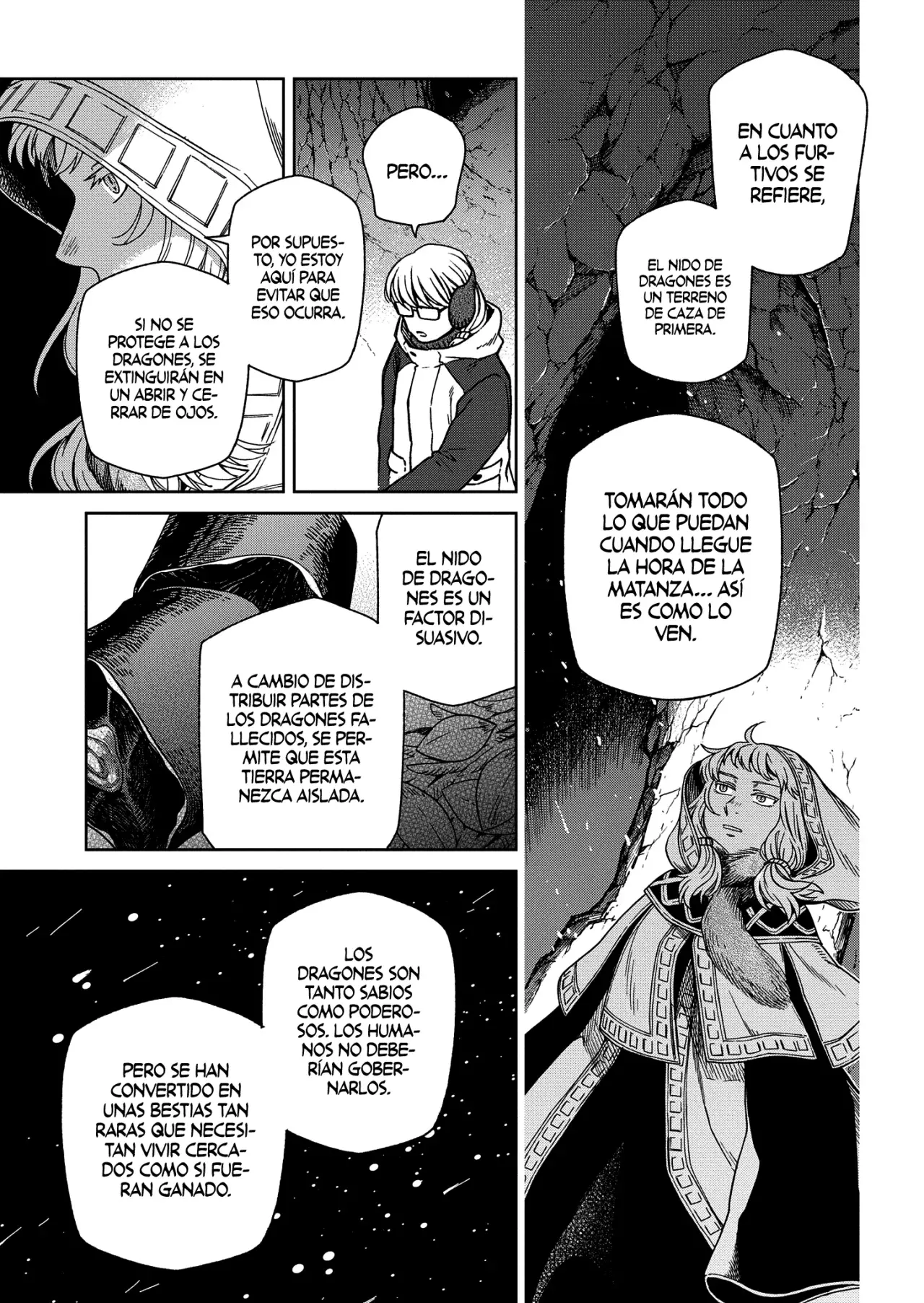 Mahou Tsukai No Yome Capitulo 105: Las pulgas grandes tienen pulgas pequeñas. III página 38