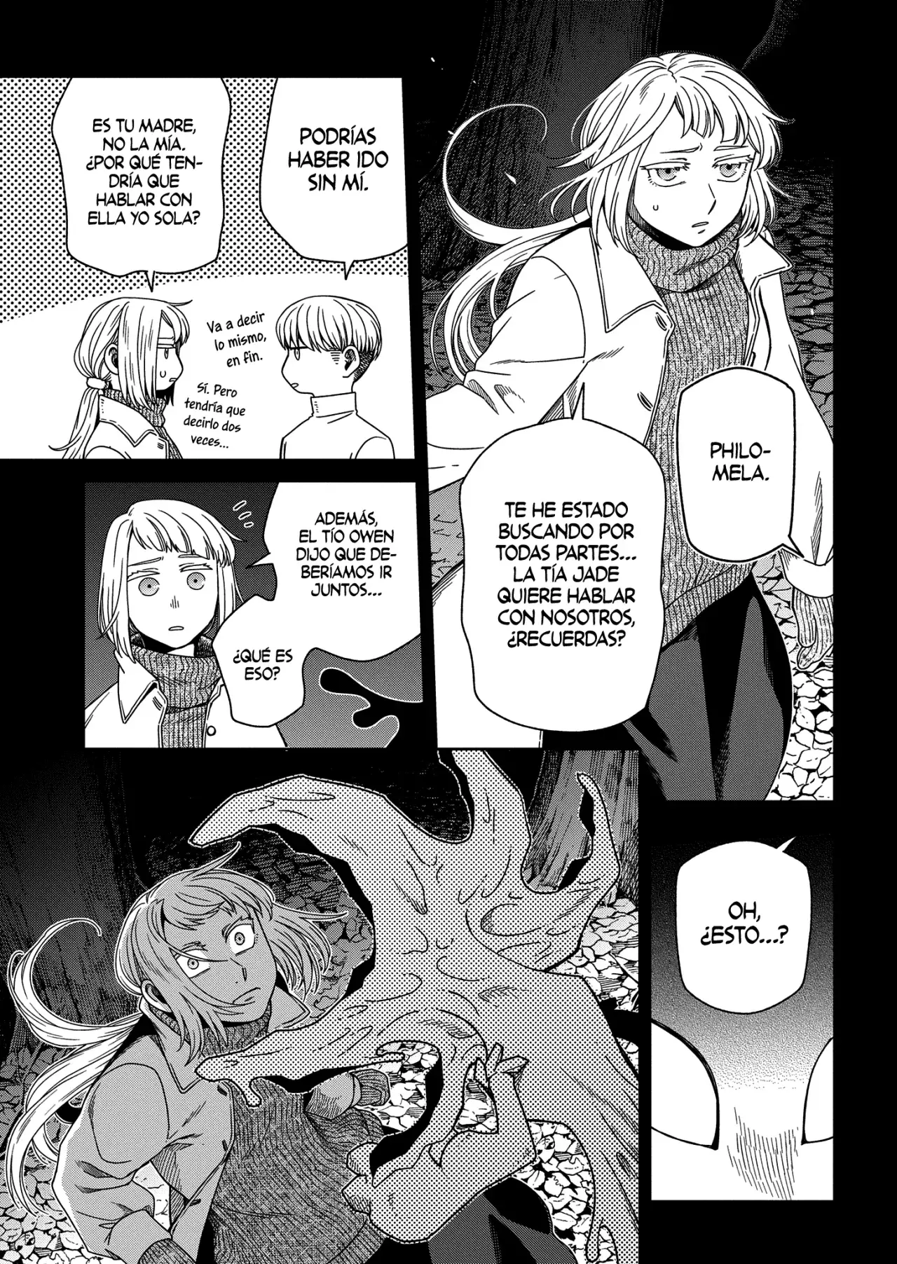 Mahou Tsukai No Yome Capitulo 105: Las pulgas grandes tienen pulgas pequeñas. III página 8