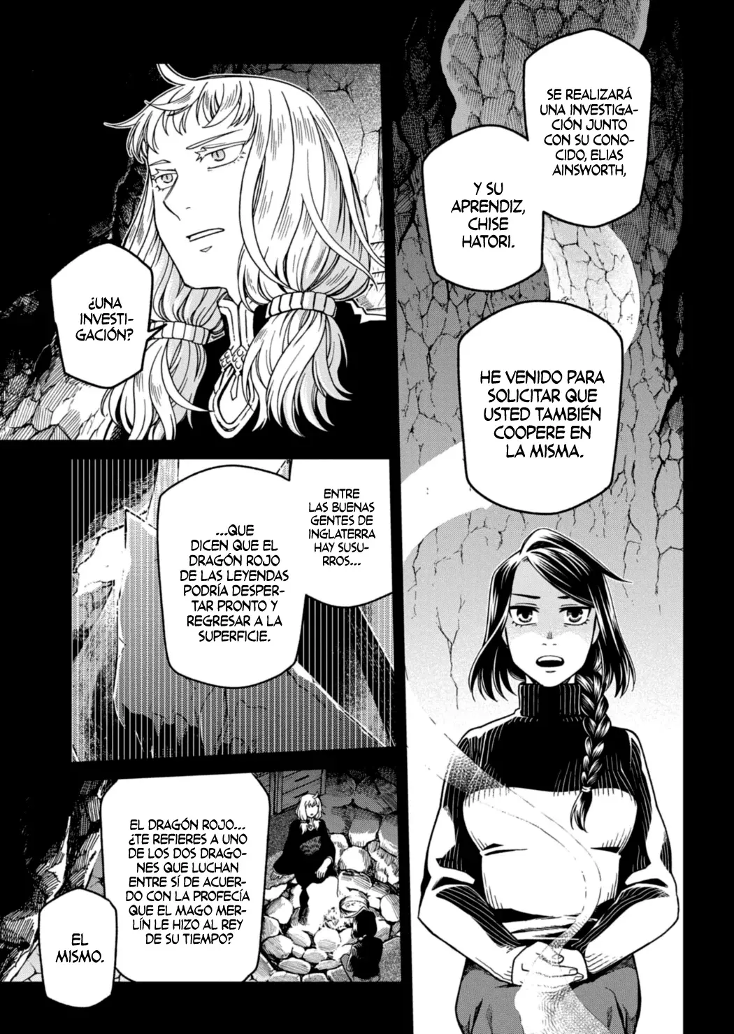 Mahou Tsukai No Yome Capitulo 117: Una mano lava la otra página 4