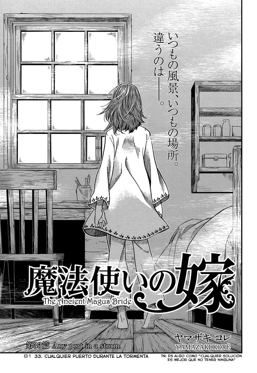 Mahou Tsukai No Yome Capitulo 33 página 3