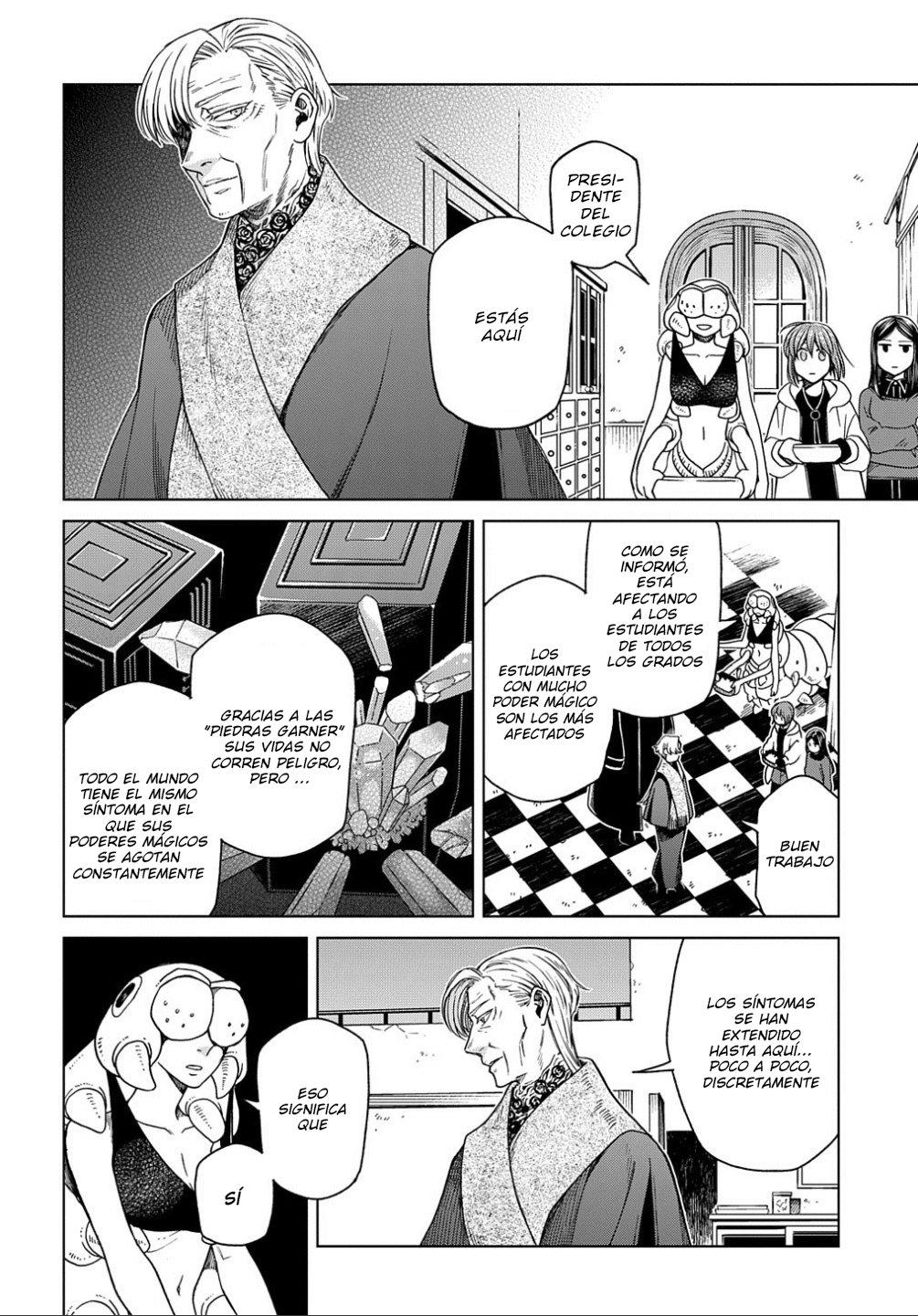 Mahou Tsukai No Yome Capitulo 77: Recojan los capullos de las rosas mientras puedan. página 13