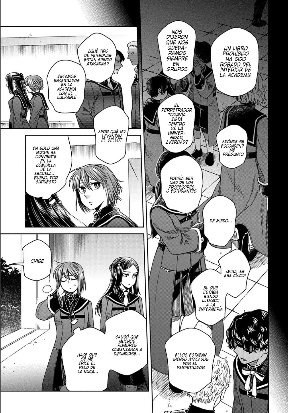 Mahou Tsukai No Yome Capitulo 77: Recojan los capullos de las rosas mientras puedan. página 28