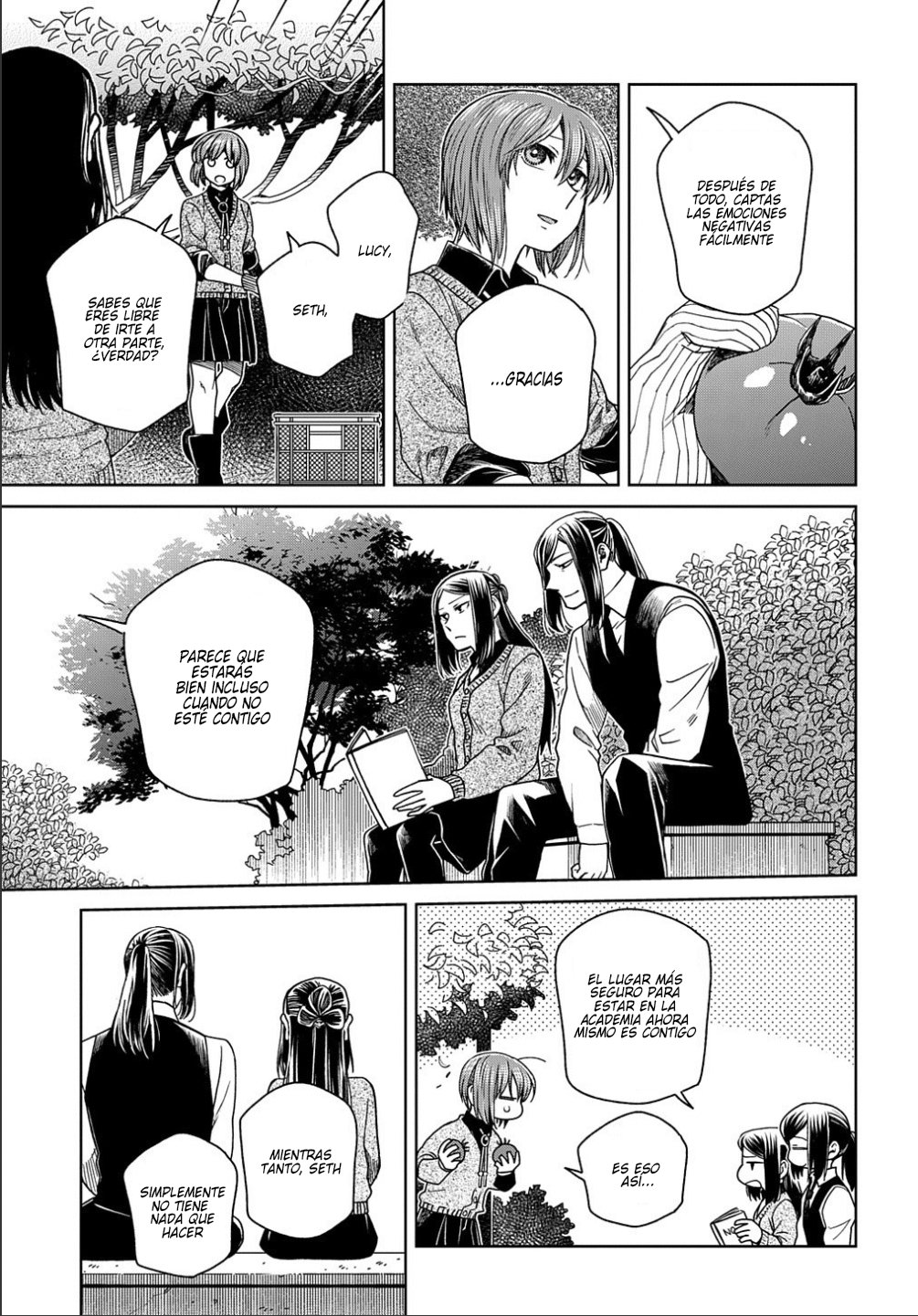 Mahou Tsukai No Yome Capitulo 77: Recojan los capullos de las rosas mientras puedan. página 30
