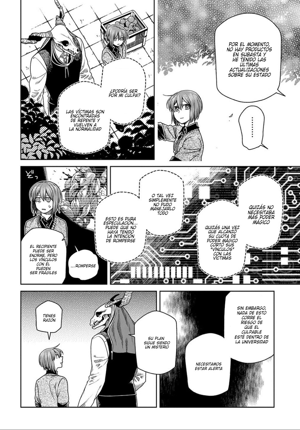 Mahou Tsukai No Yome Capitulo 77: Recojan los capullos de las rosas mientras puedan. página 31