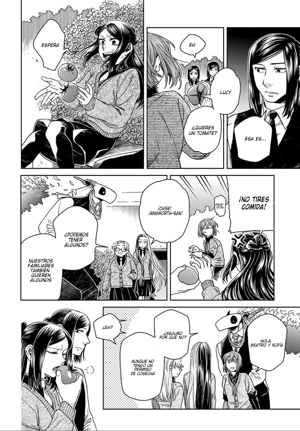 Mahou Tsukai No Yome Capitulo 77: Recojan los capullos de las rosas mientras puedan. página 33