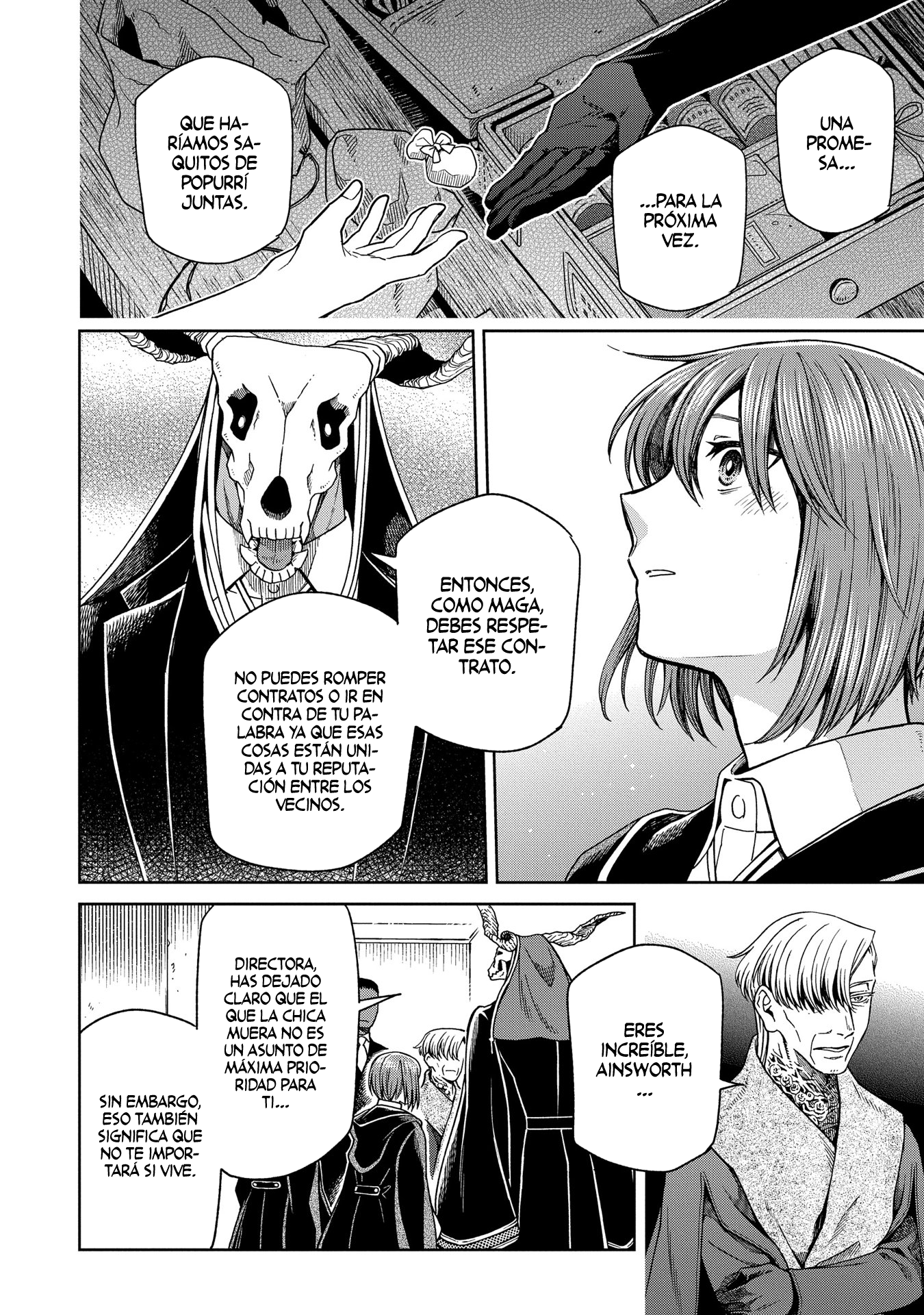 Mahou Tsukai No Yome Capitulo 81: Los eventos venideros arrojan sus sombras con anticipación III página 40