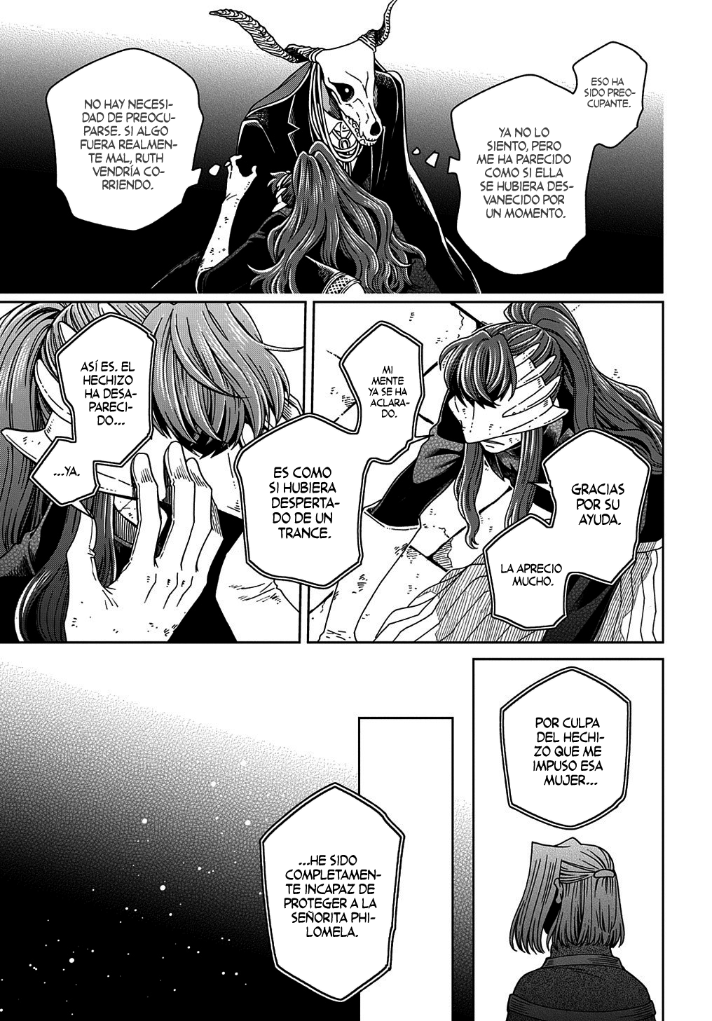 Mahou Tsukai No Yome Capitulo 87: el gato escaldado, del agua fría huye II página 18
