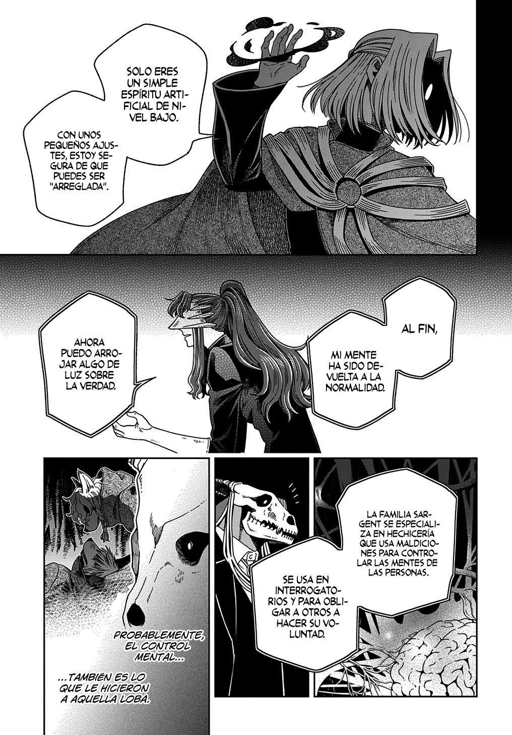 Mahou Tsukai No Yome Capitulo 87: el gato escaldado, del agua fría huye II página 22