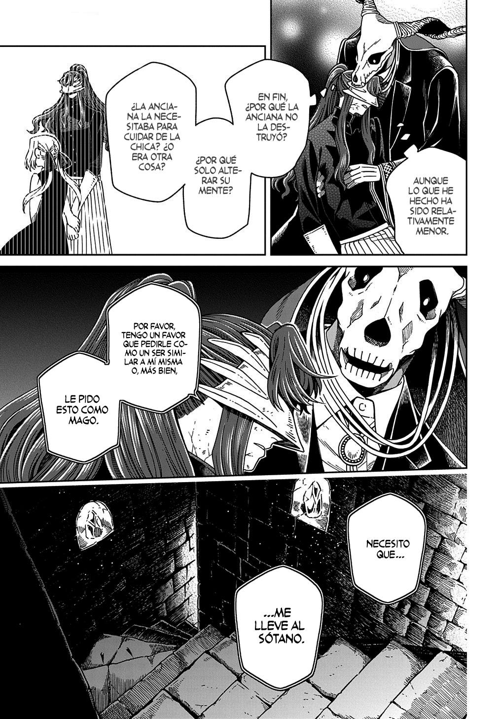 Mahou Tsukai No Yome Capitulo 87: el gato escaldado, del agua fría huye II página 24