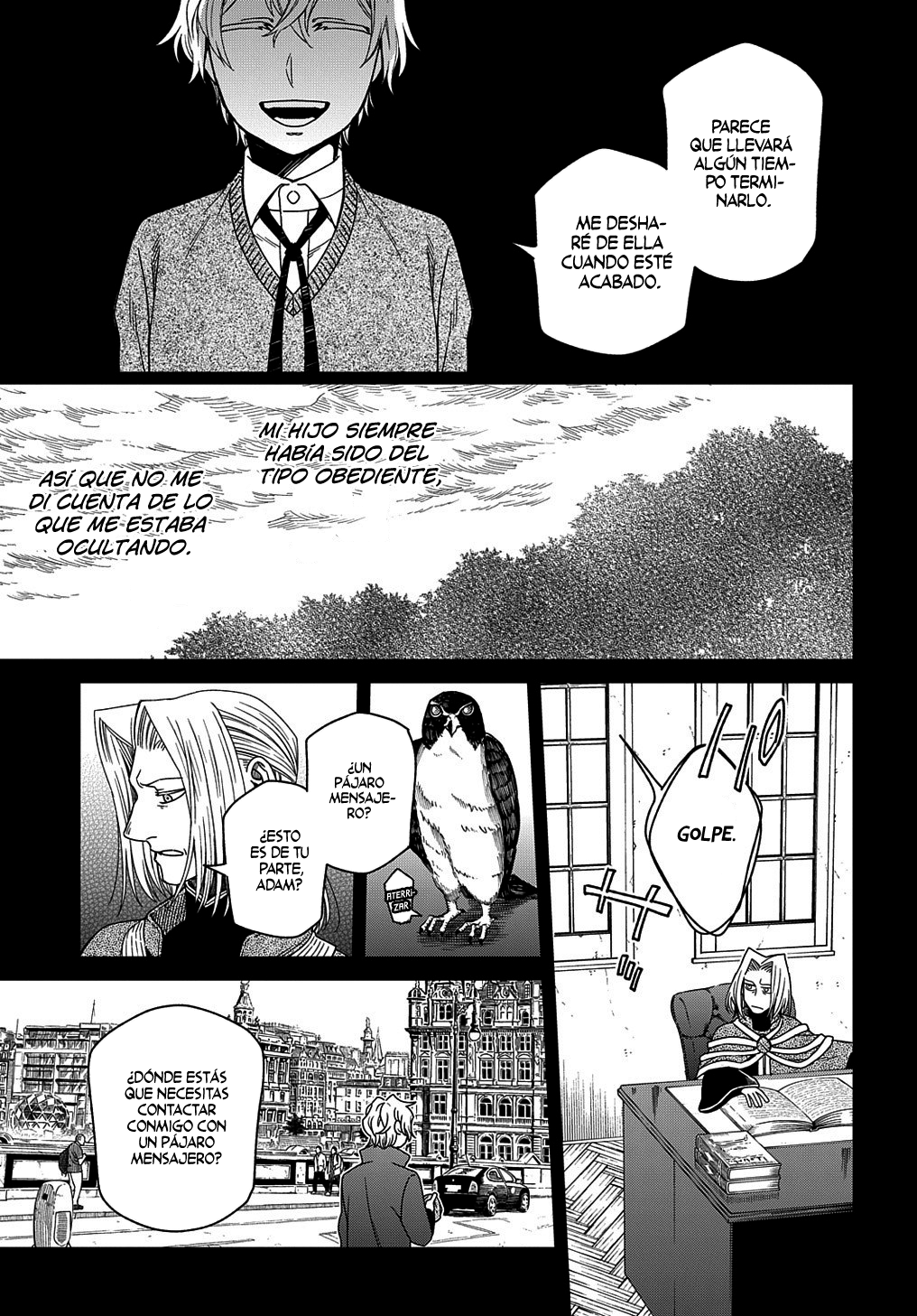 Mahou Tsukai No Yome Capitulo 87: el gato escaldado, del agua fría huye II página 36