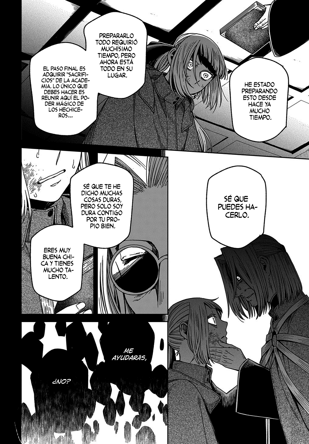 Mahou Tsukai No Yome Capitulo 87: el gato escaldado, del agua fría huye II página 7