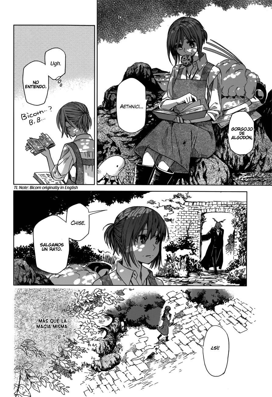 Mahou Tsukai No Yome Capitulo 9: Quien esta castigando a Renfred? página 9