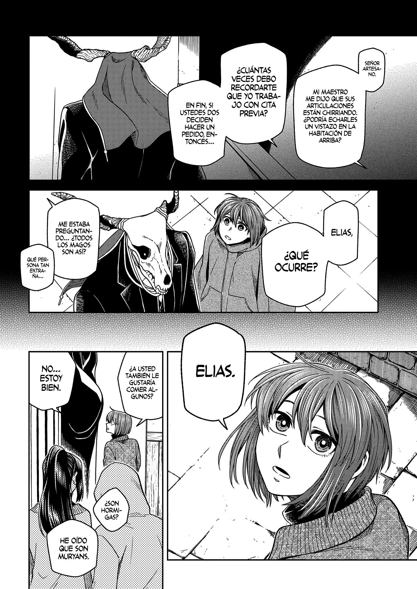 Mahou Tsukai No Yome Capitulo 98: El huésped y el pez, huelen después de tres días página 12