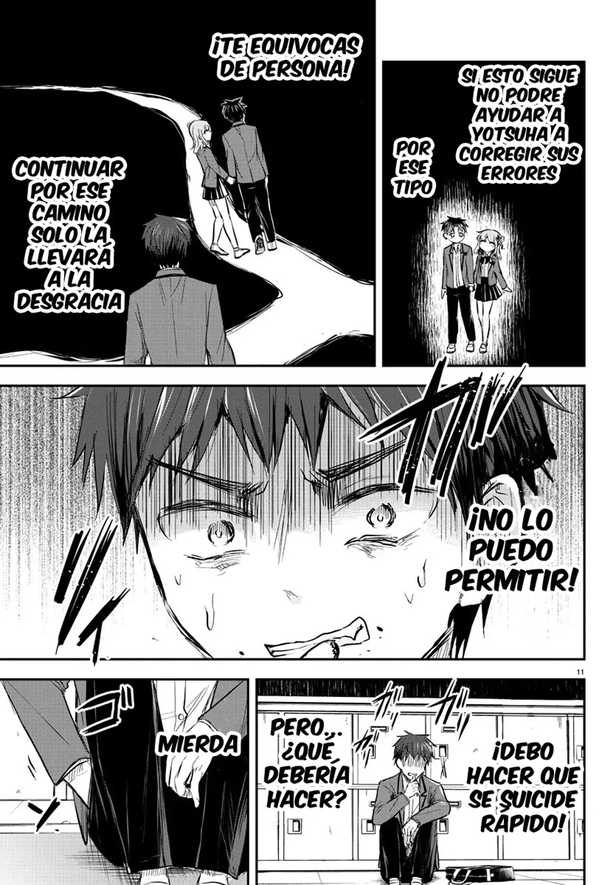 Kimi wa Yotsuba no Clover Capitulo 14: ¡Mi corazón no deja de latir! página 11