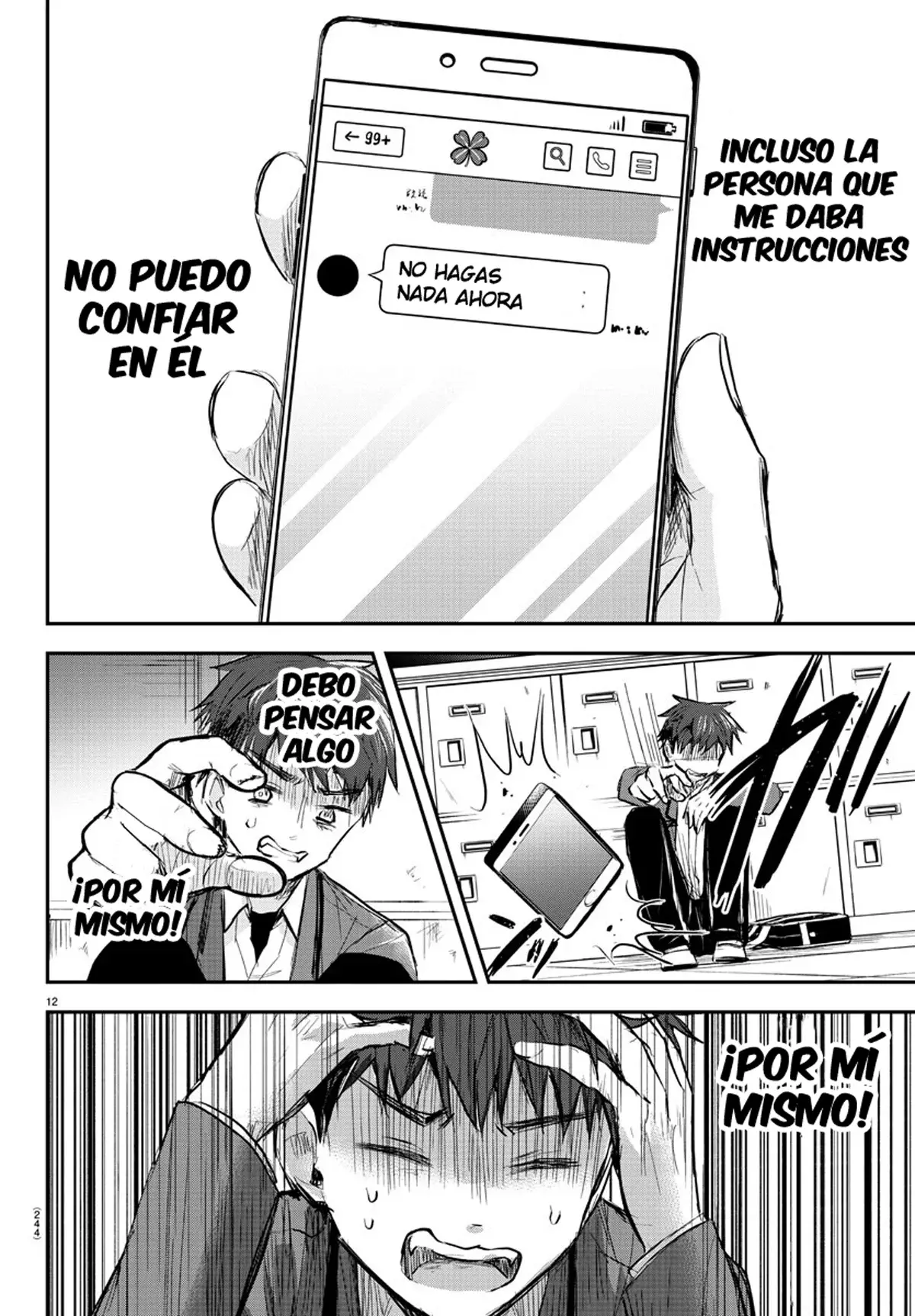 Kimi wa Yotsuba no Clover Capitulo 14: ¡Mi corazón no deja de latir! página 12