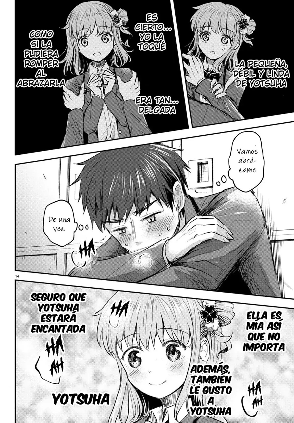 Kimi wa Yotsuba no Clover Capitulo 14: ¡Mi corazón no deja de latir! página 14