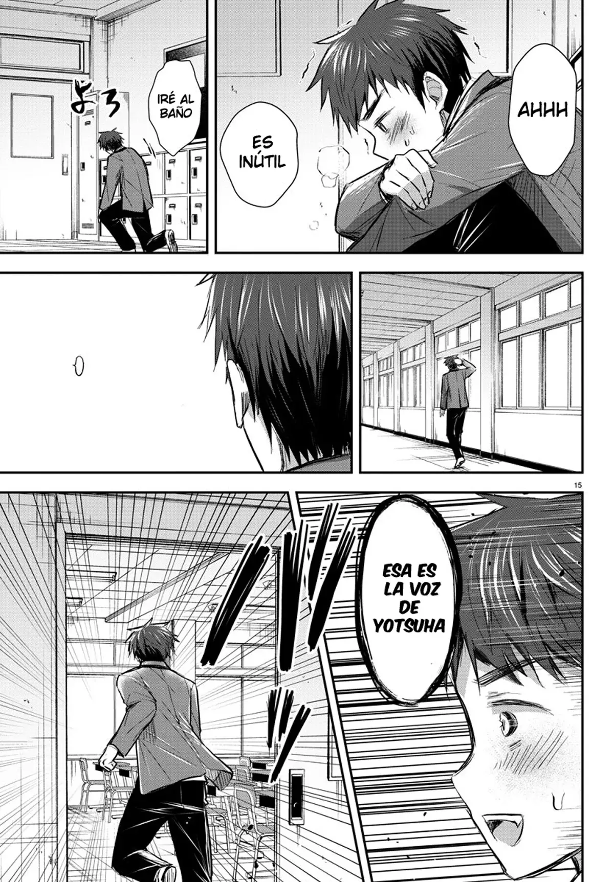 Kimi wa Yotsuba no Clover Capitulo 14: ¡Mi corazón no deja de latir! página 15