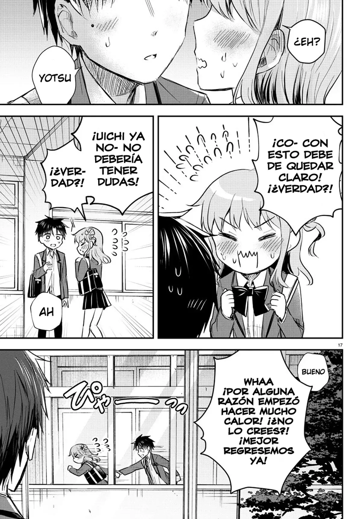 Kimi wa Yotsuba no Clover Capitulo 14: ¡Mi corazón no deja de latir! página 17