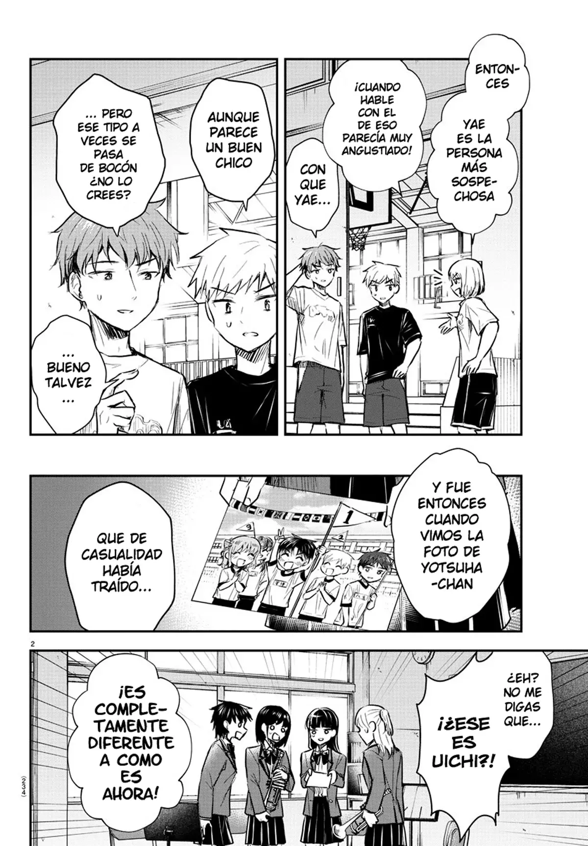 Kimi wa Yotsuba no Clover Capitulo 14: ¡Mi corazón no deja de latir! página 2