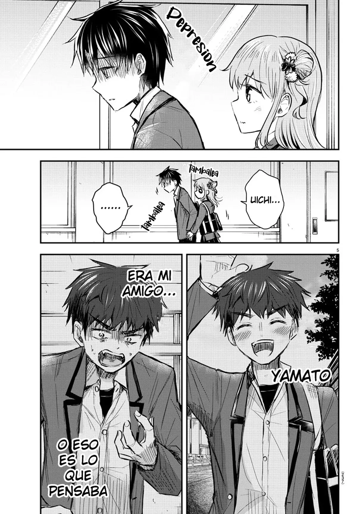 Kimi wa Yotsuba no Clover Capitulo 14: ¡Mi corazón no deja de latir! página 5