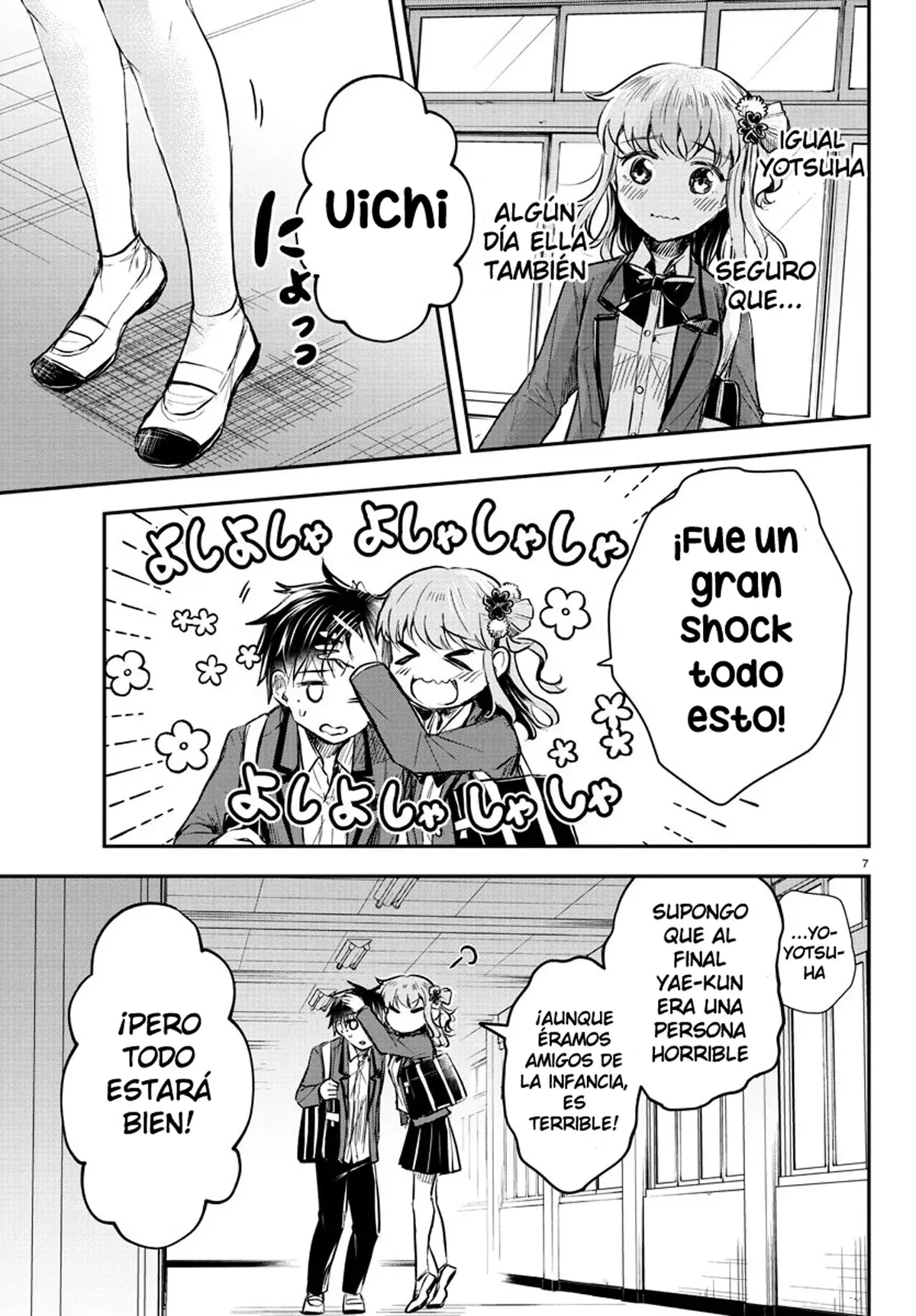 Kimi wa Yotsuba no Clover Capitulo 14: ¡Mi corazón no deja de latir! página 7