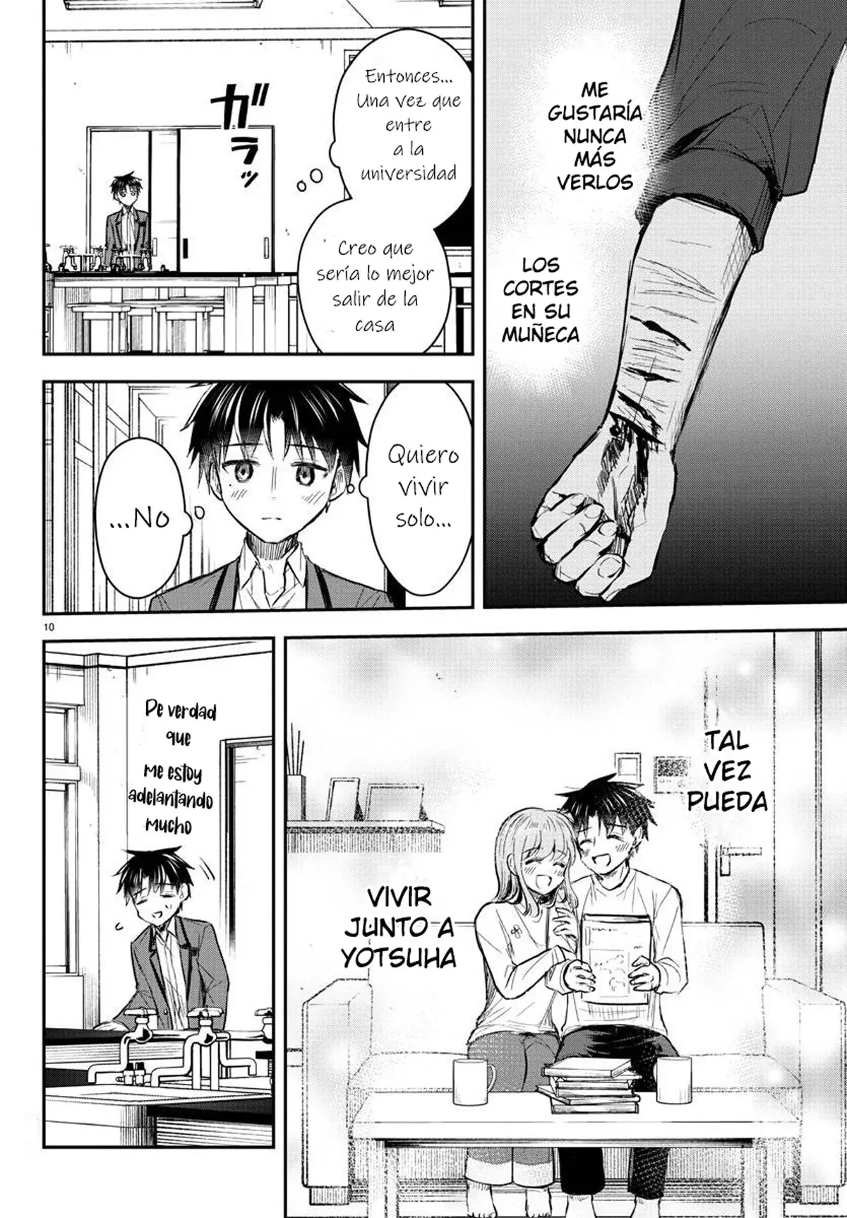 Kimi wa Yotsuba no Clover Capitulo 15: Lo peor página 10