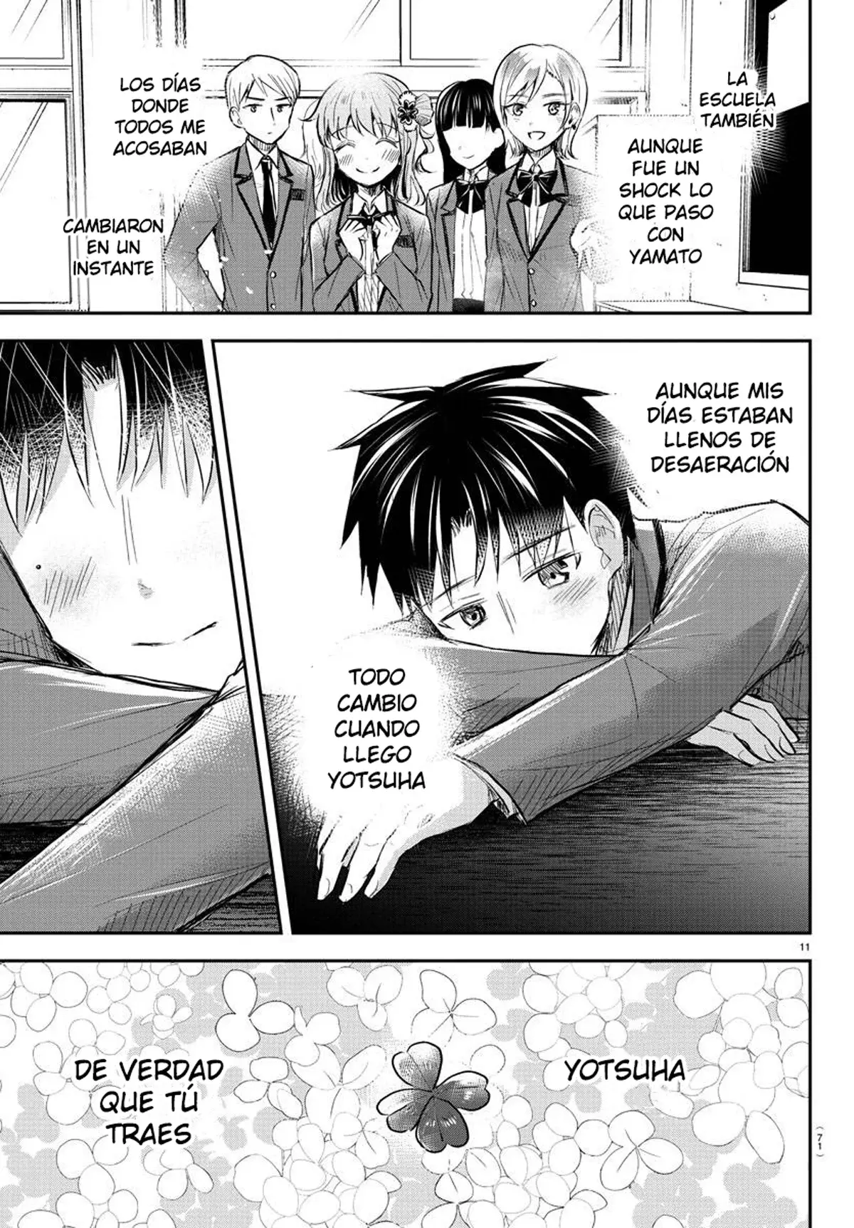 Kimi wa Yotsuba no Clover Capitulo 15: Lo peor página 11