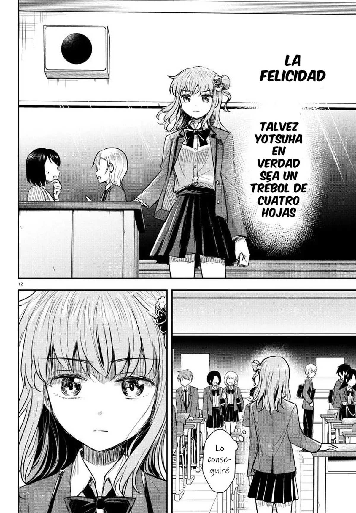 Kimi wa Yotsuba no Clover Capitulo 15: Lo peor página 12