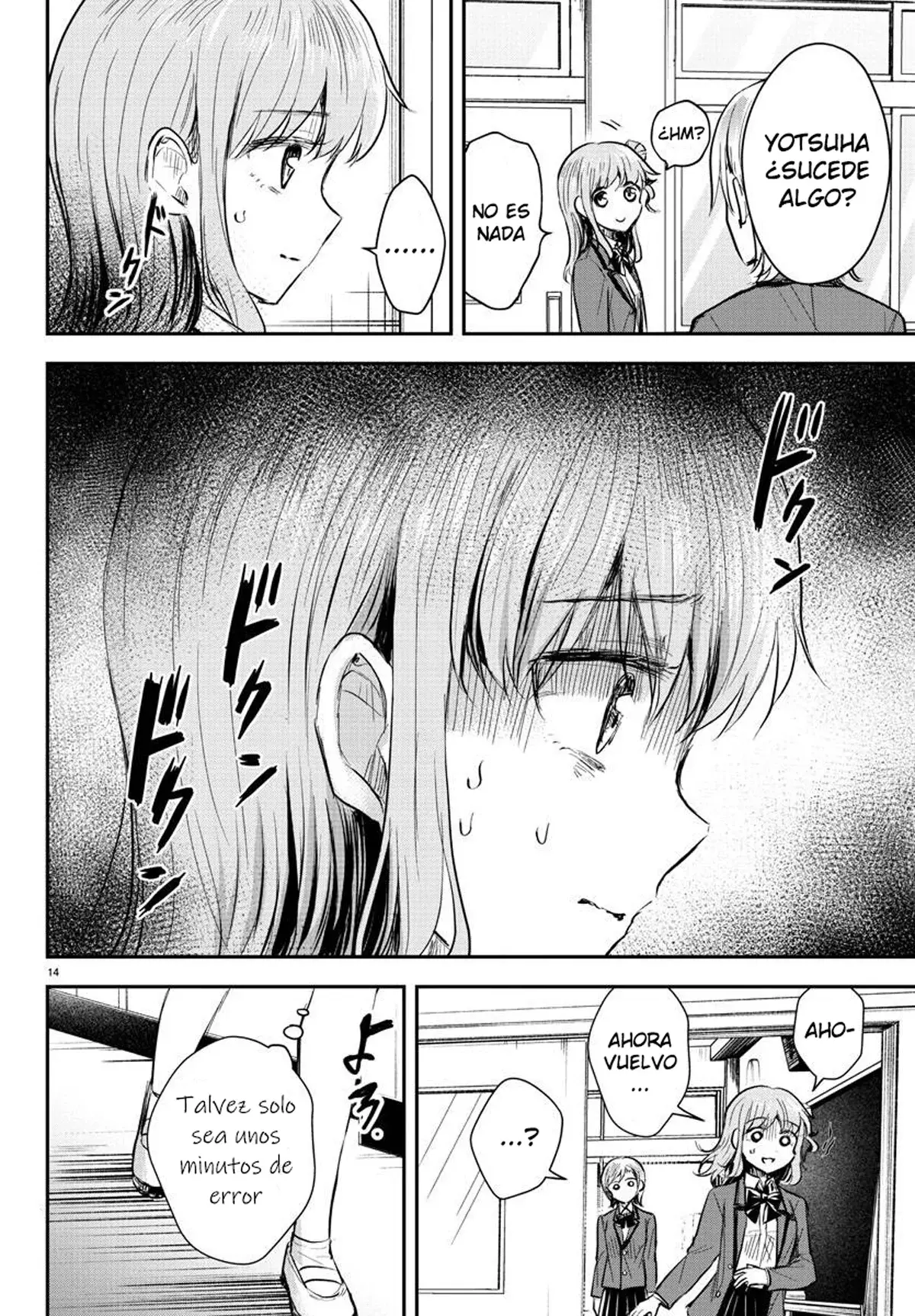 Kimi wa Yotsuba no Clover Capitulo 15: Lo peor página 14