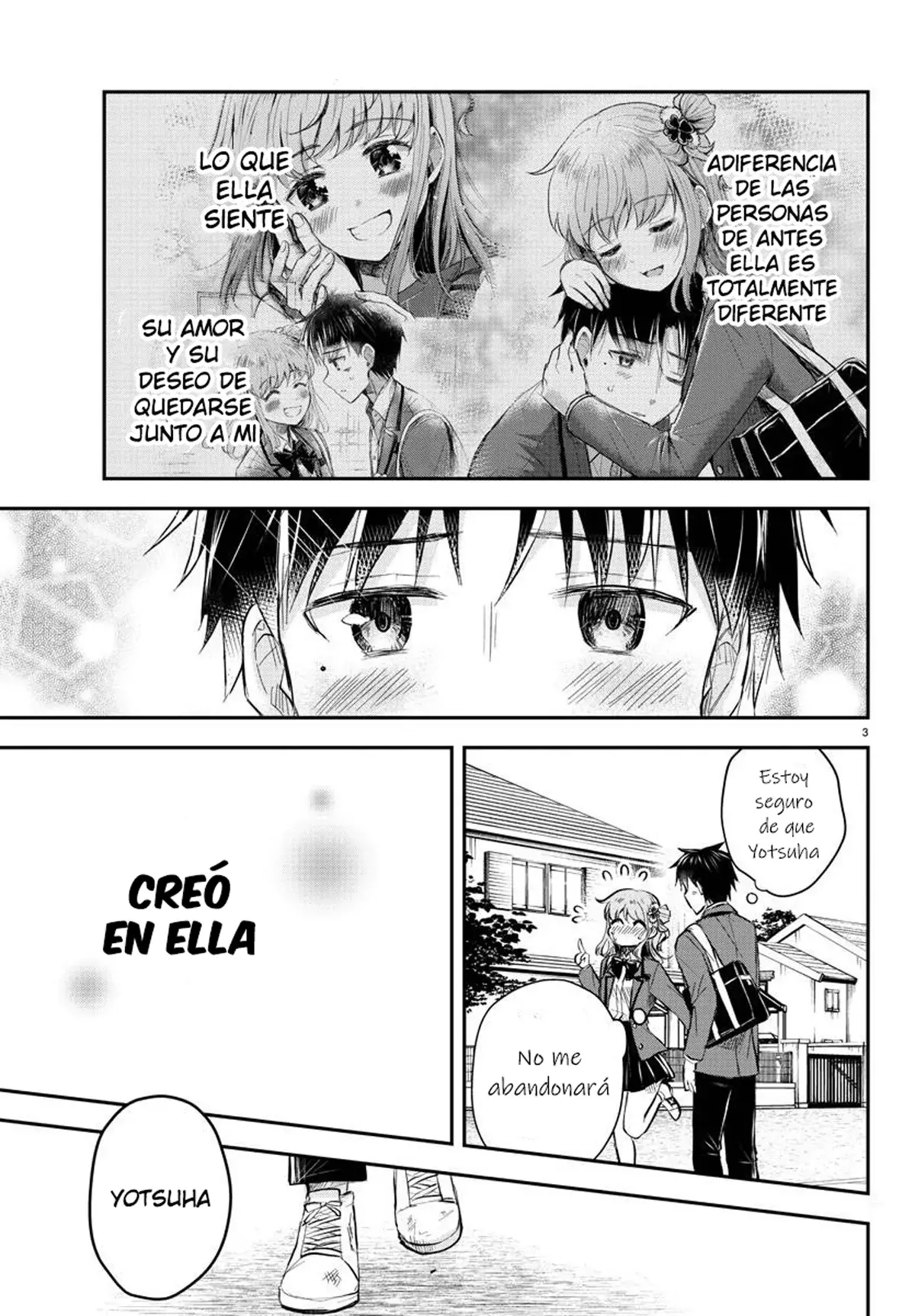 Kimi wa Yotsuba no Clover Capitulo 15: Lo peor página 3