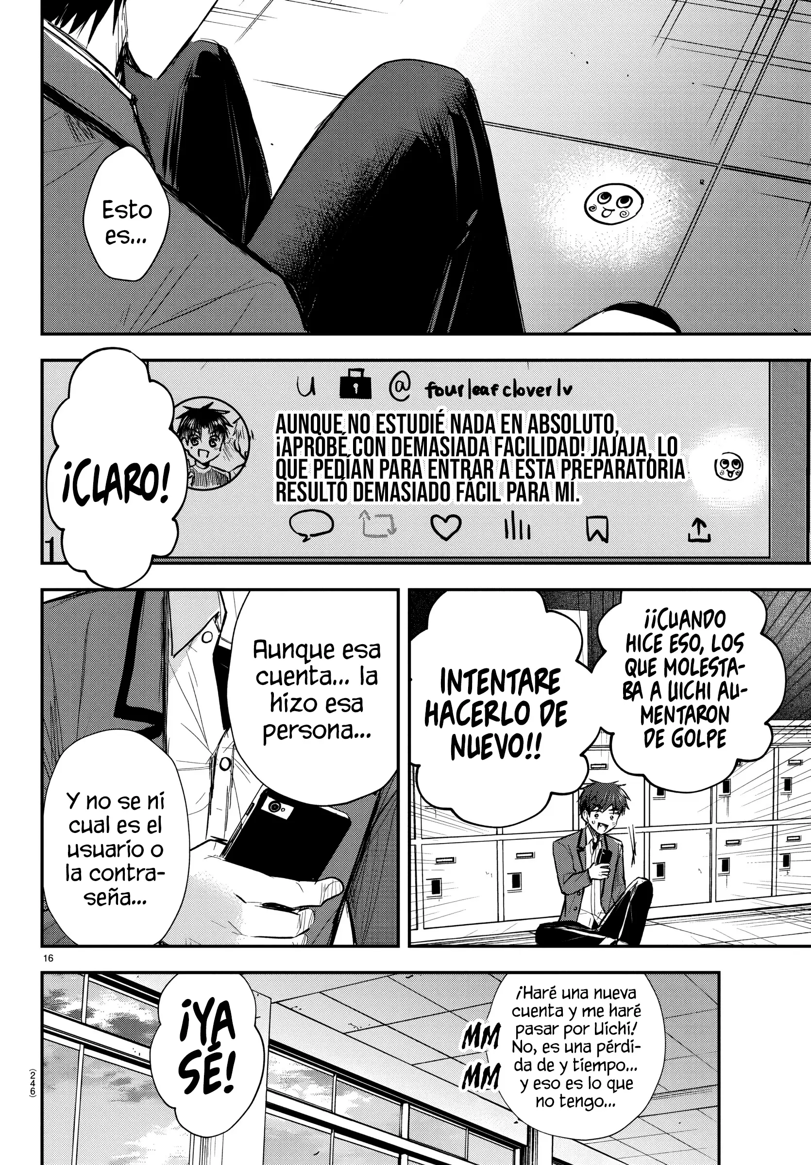 Kimi wa Yotsuba no Clover Capitulo 17: Preparando todo una vez mas página 16