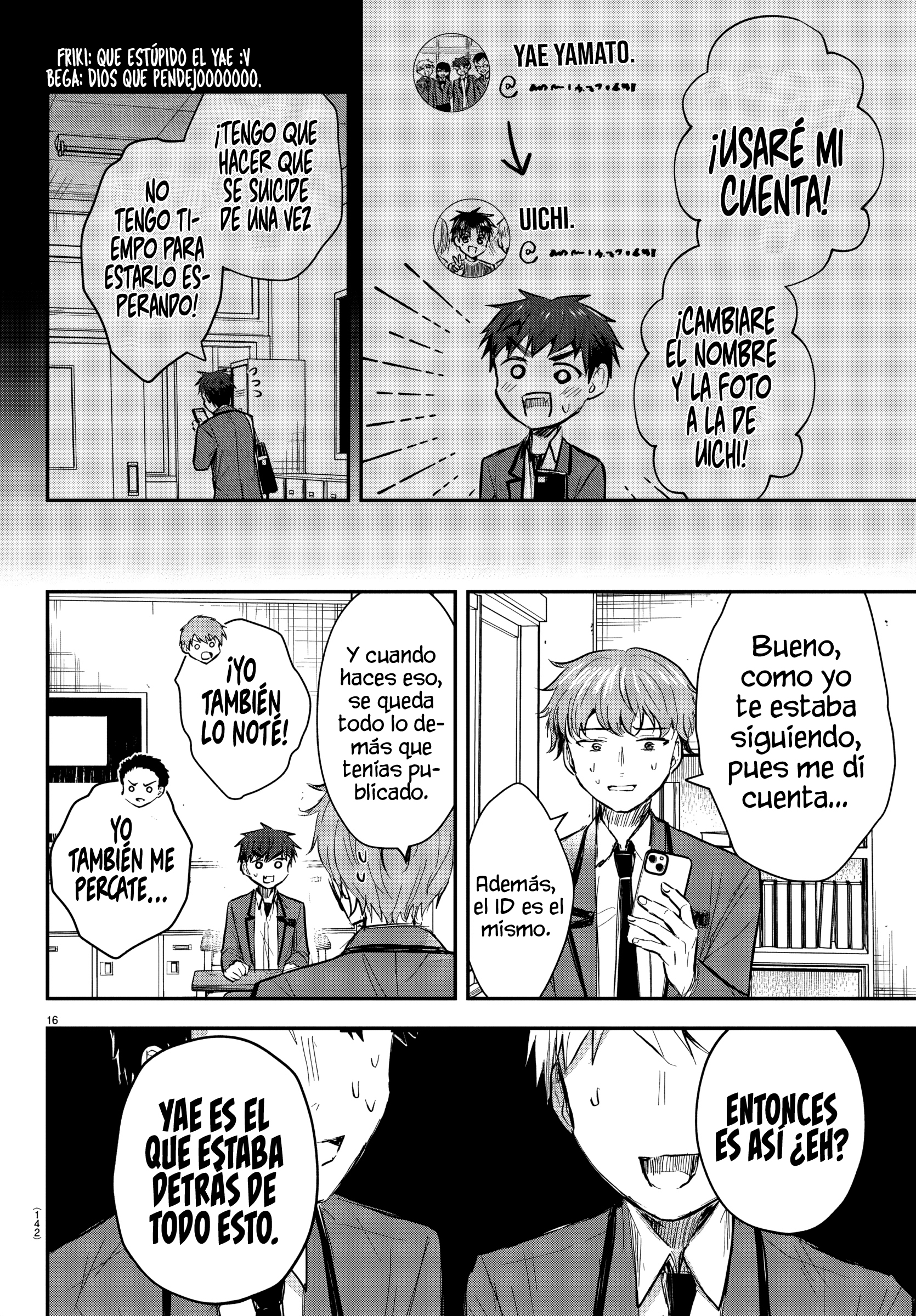 Kimi wa Yotsuba no Clover Capitulo 18: Reunión matutina página 16