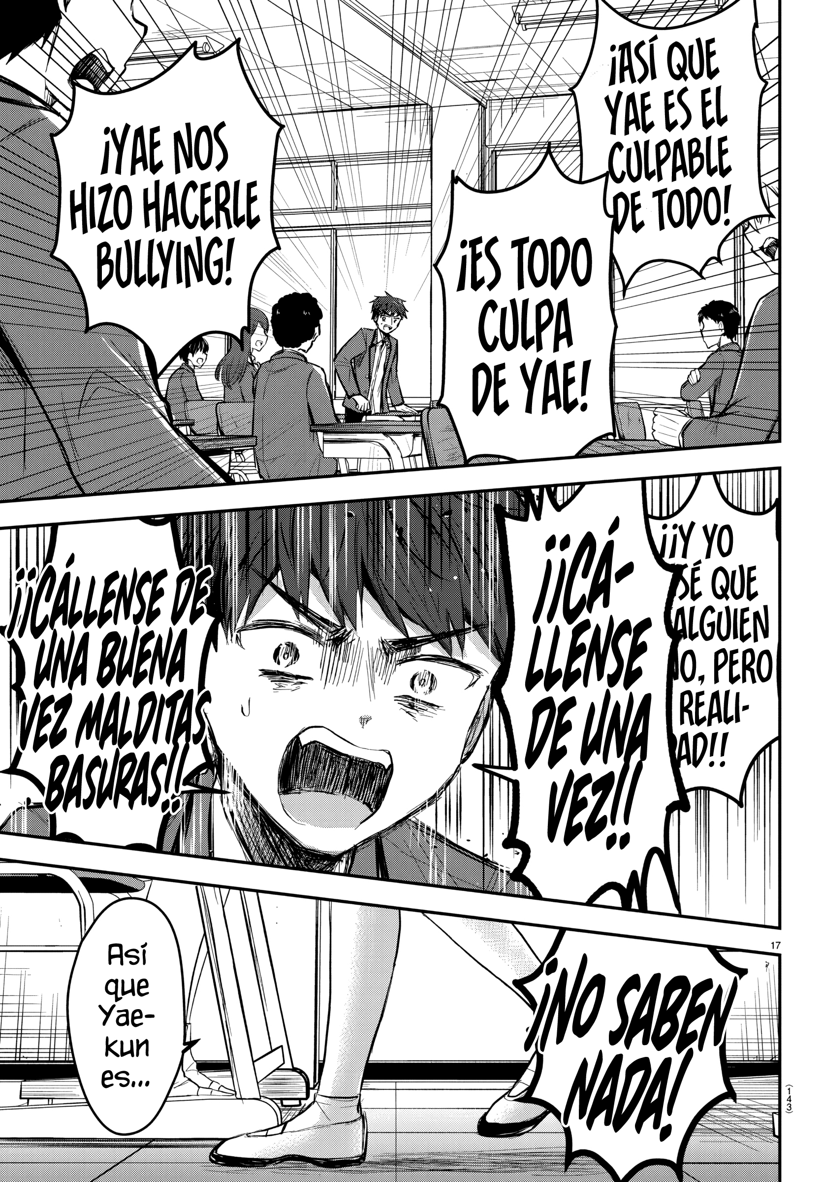 Kimi wa Yotsuba no Clover Capitulo 18: Reunión matutina página 17