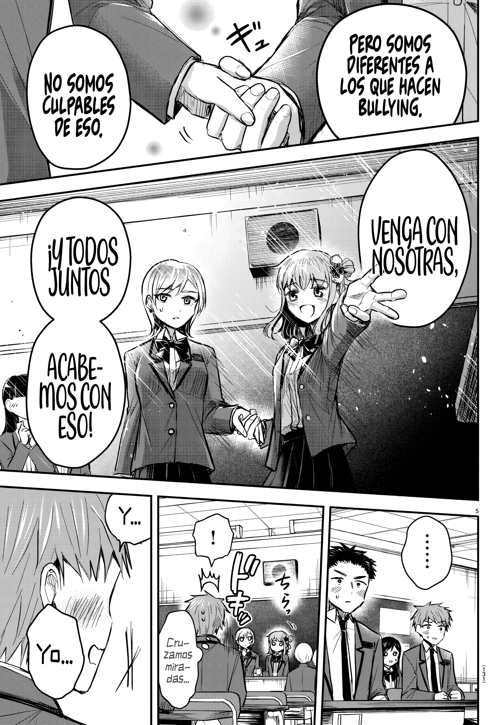 Kimi wa Yotsuba no Clover Capitulo 18: Reunión matutina página 5