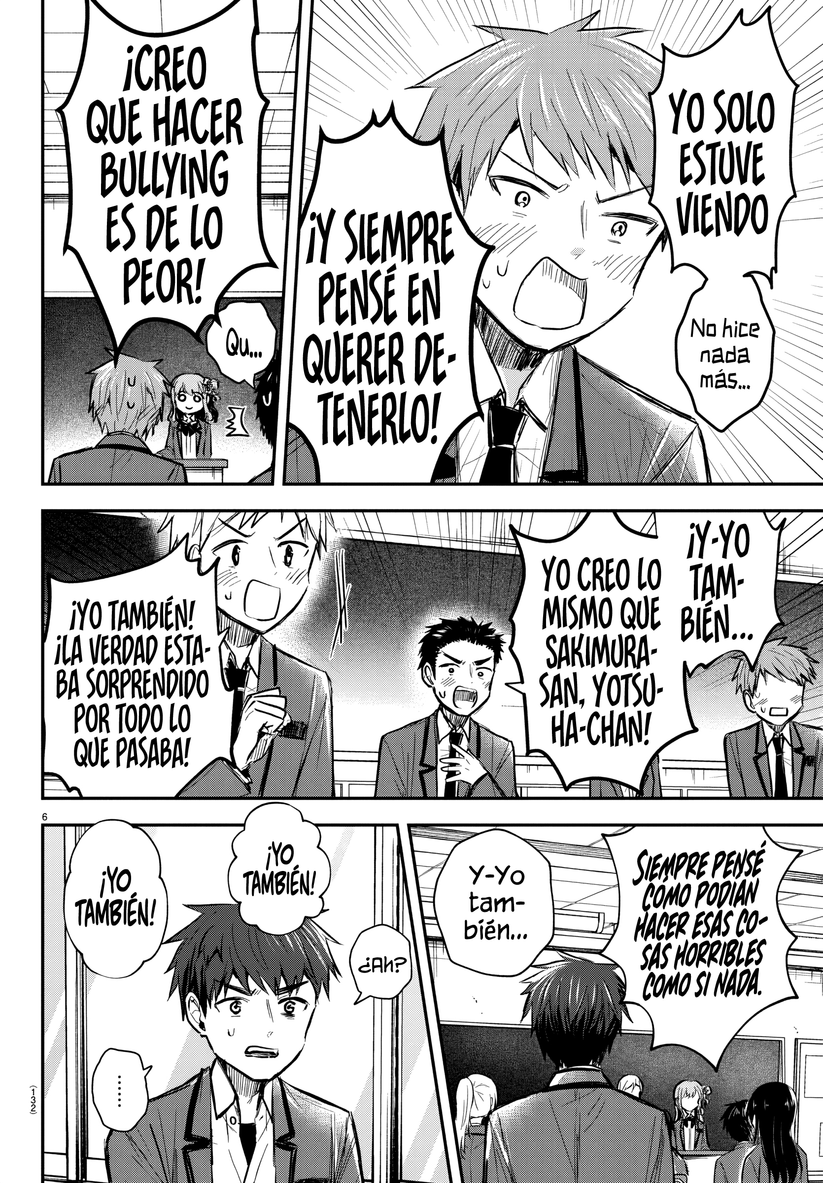 Kimi wa Yotsuba no Clover Capitulo 18: Reunión matutina página 6