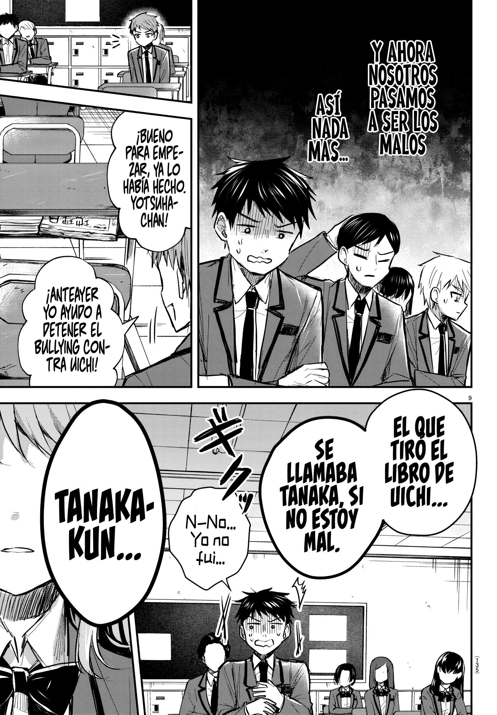 Kimi wa Yotsuba no Clover Capitulo 18: Reunión matutina página 9