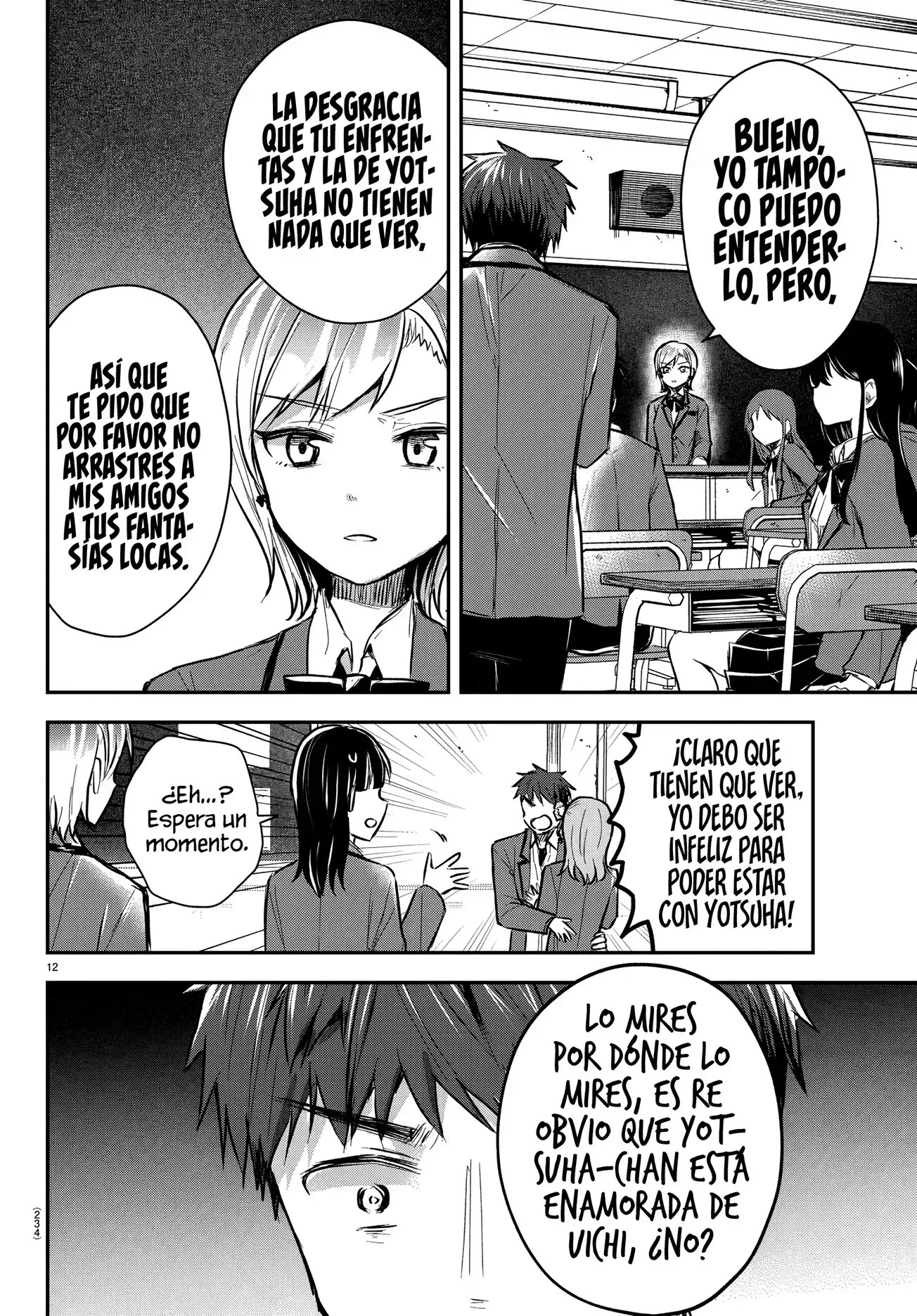 Kimi wa Yotsuba no Clover Capitulo 20: Argumento página 14