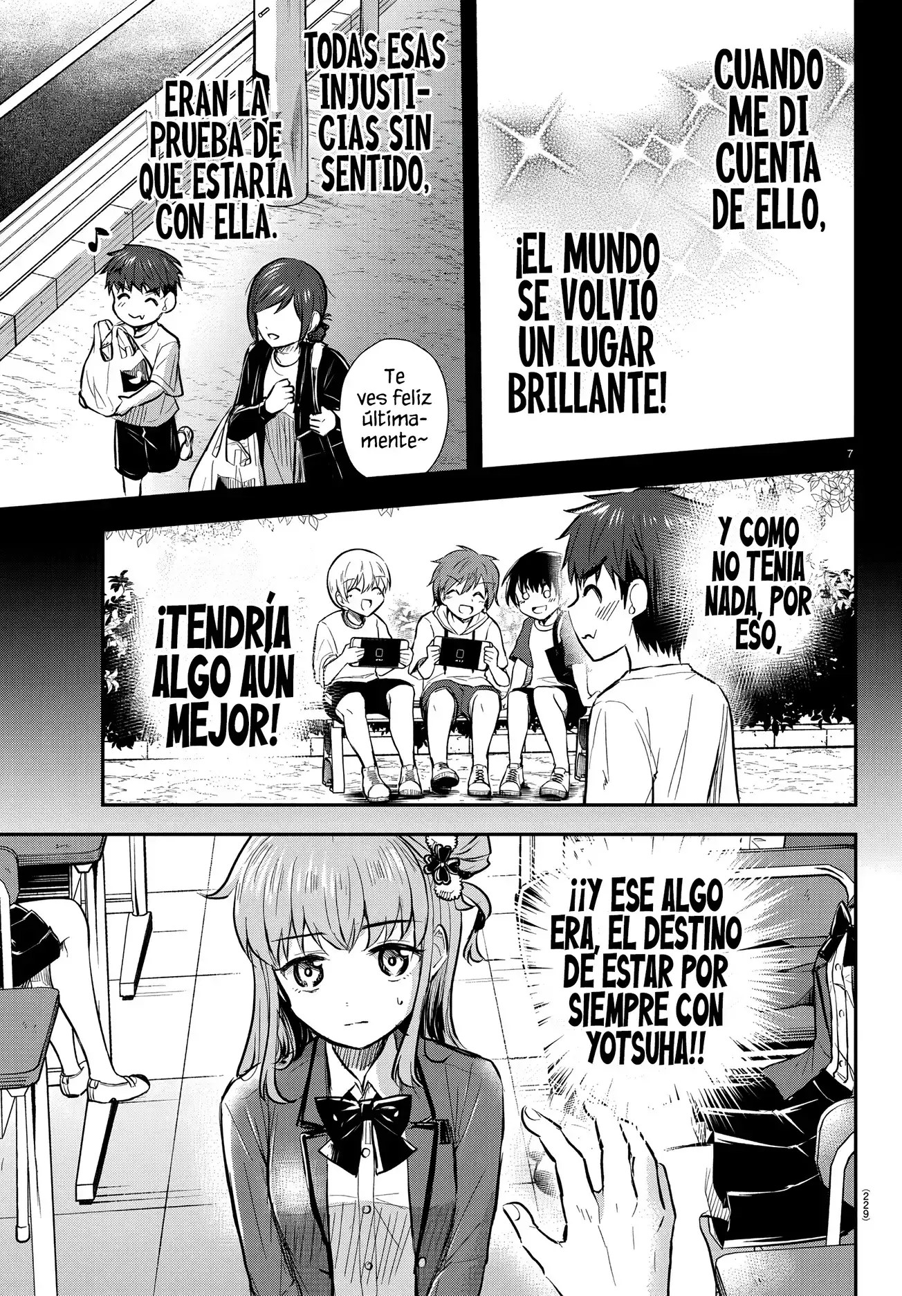 Kimi wa Yotsuba no Clover Capitulo 20: Argumento página 9