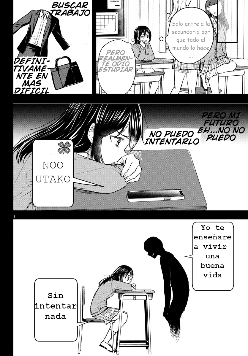 Kimi wa Yotsuba no Clover Capitulo 25: La persona que no se esfuerza página 8