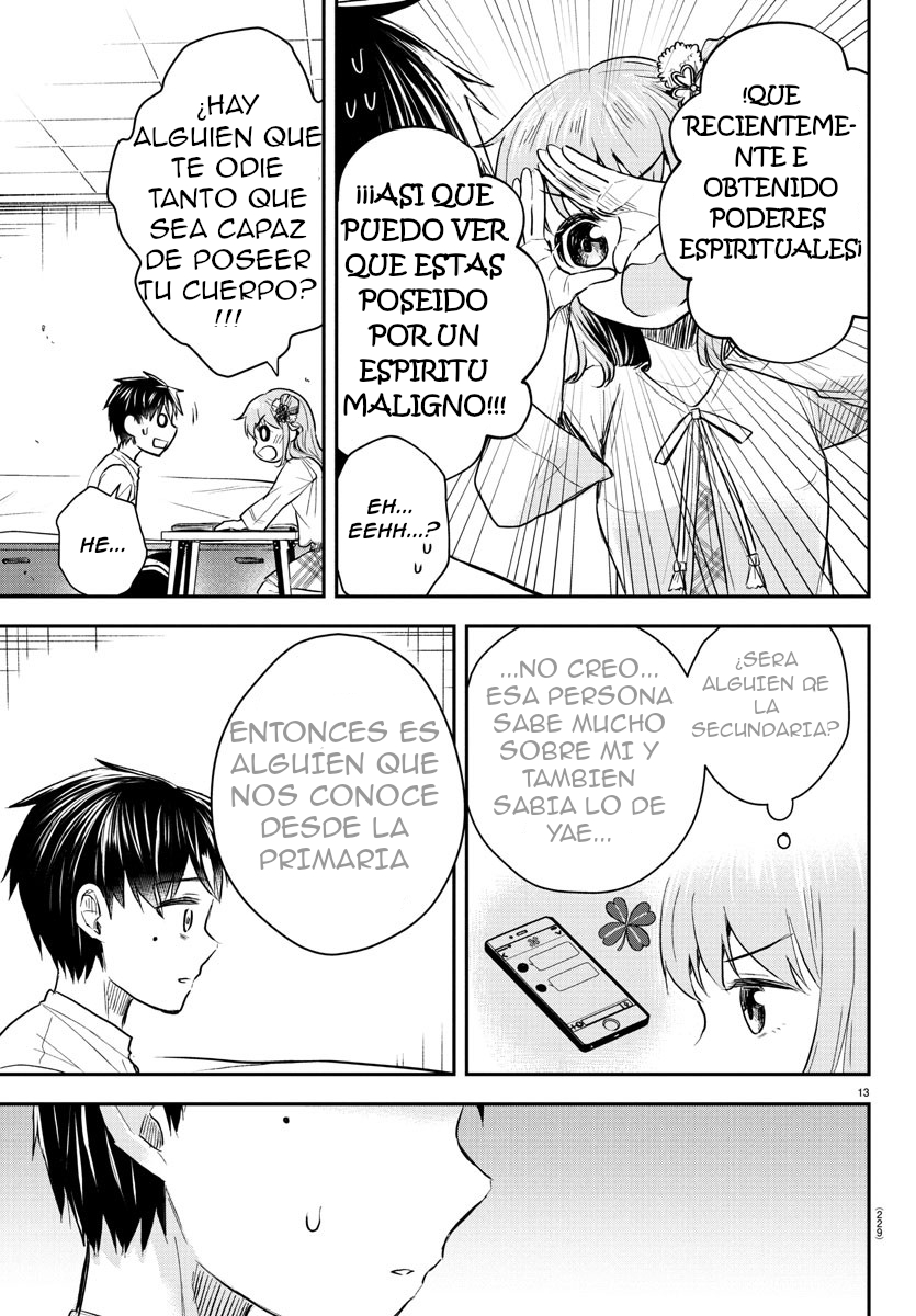 Kimi wa Yotsuba no Clover Capitulo 27: Estrategia de caricias página 13