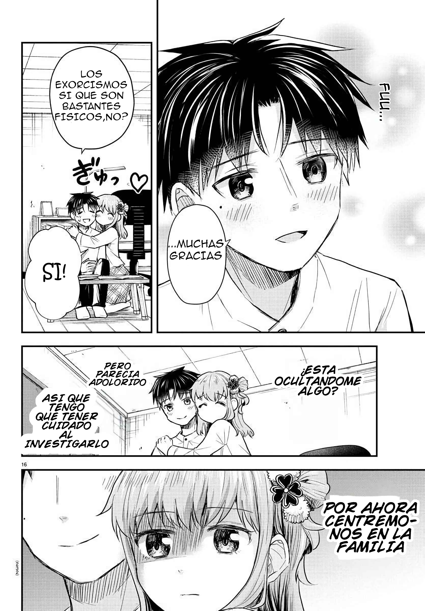 Kimi wa Yotsuba no Clover Capitulo 27: Estrategia de caricias página 16