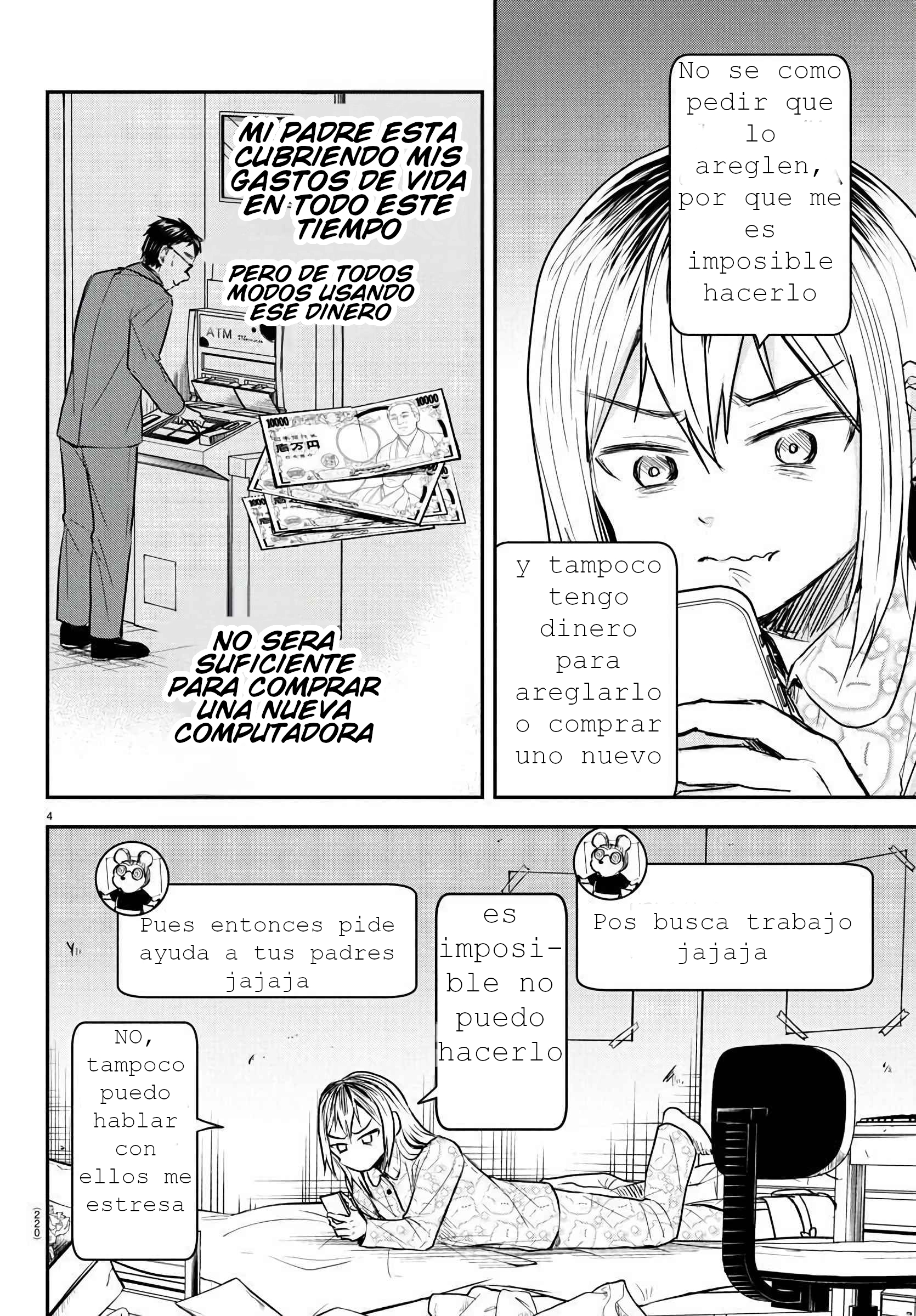 Kimi wa Yotsuba no Clover Capitulo 27: Estrategia de caricias página 4