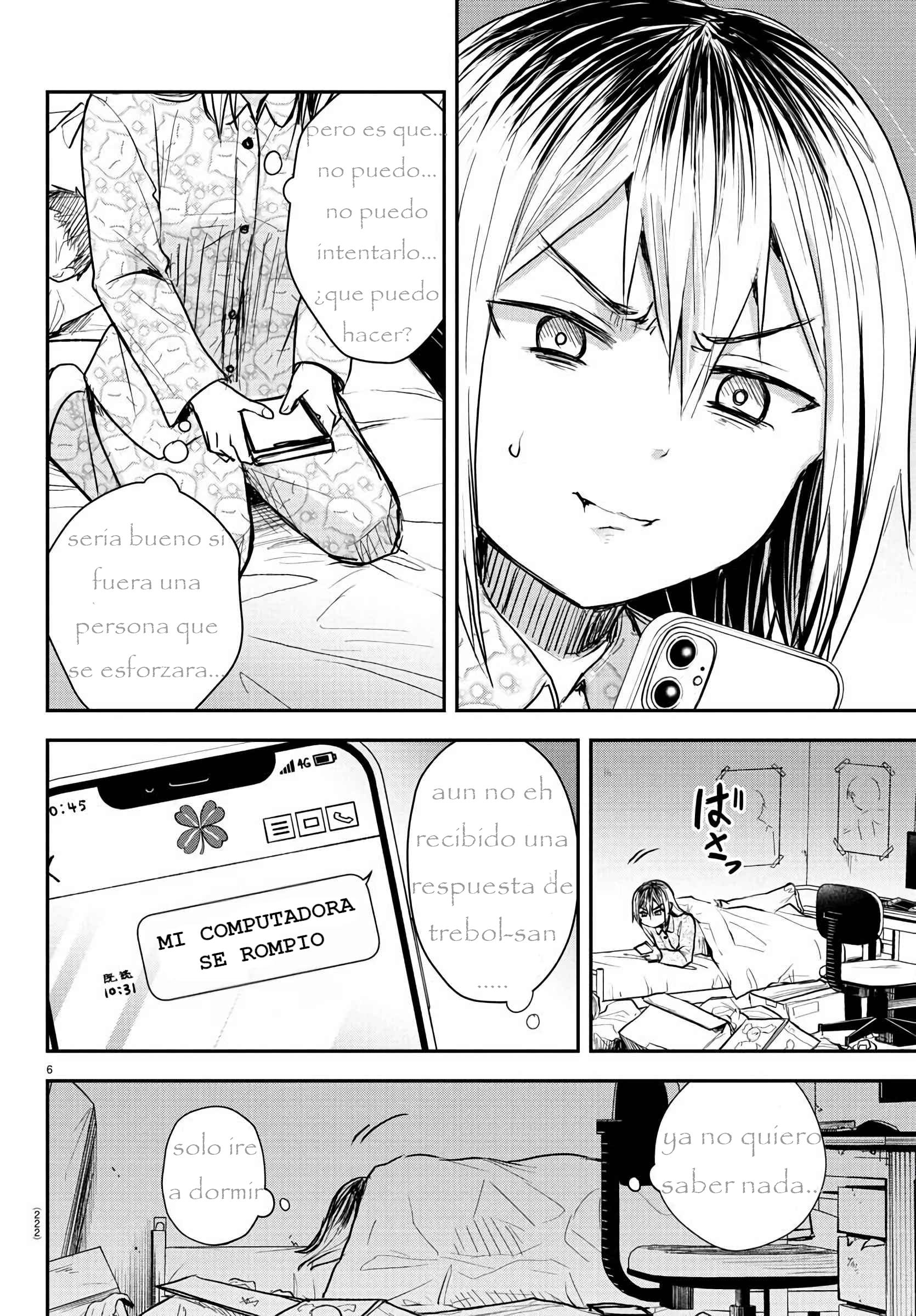 Kimi wa Yotsuba no Clover Capitulo 27: Estrategia de caricias página 6