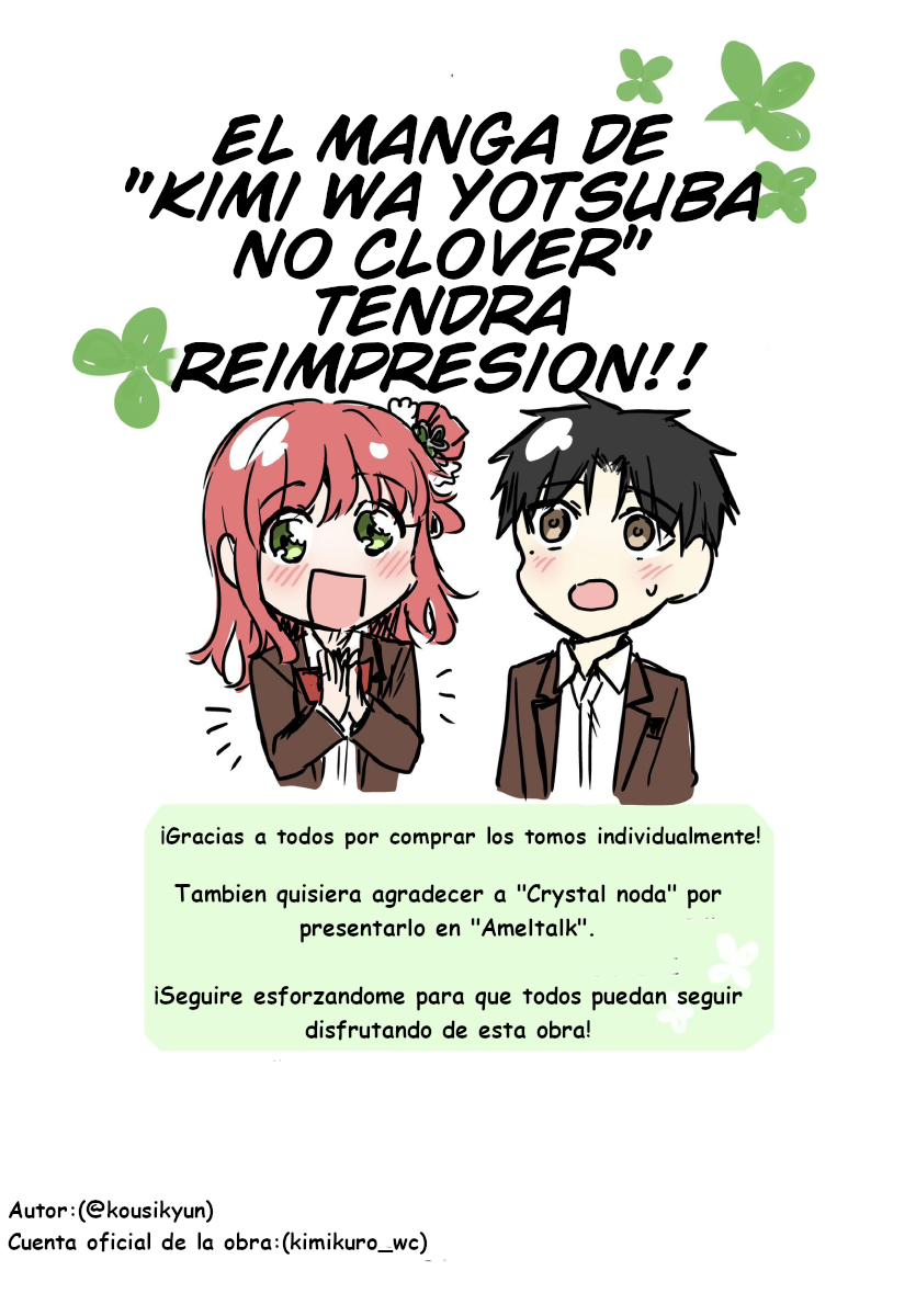 Kimi wa Yotsuba no Clover Capitulo 29: Lenguaje de las flores página 20