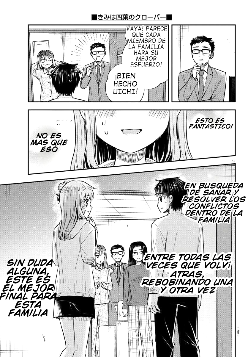 Kimi wa Yotsuba no Clover Capitulo 35: El mejor resultado página 15