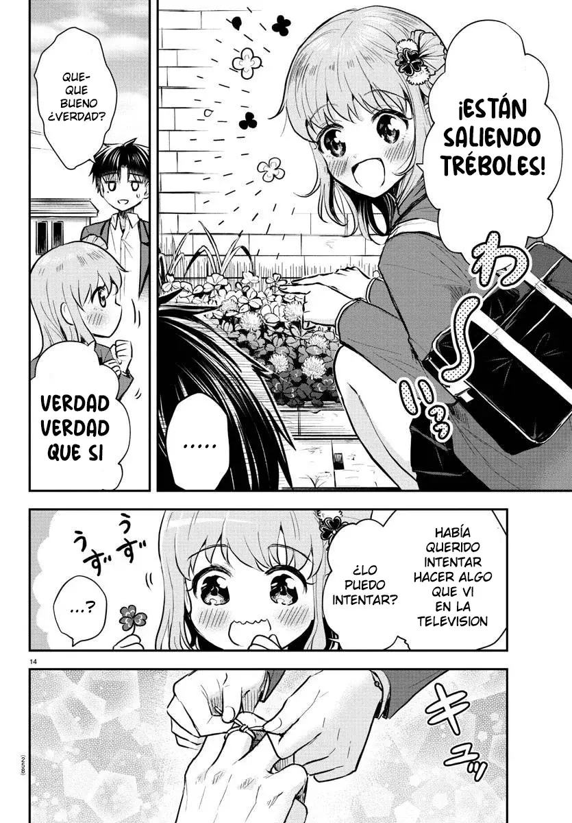 Kimi wa Yotsuba no Clover Capitulo 4: ¡Que alivio! página 14